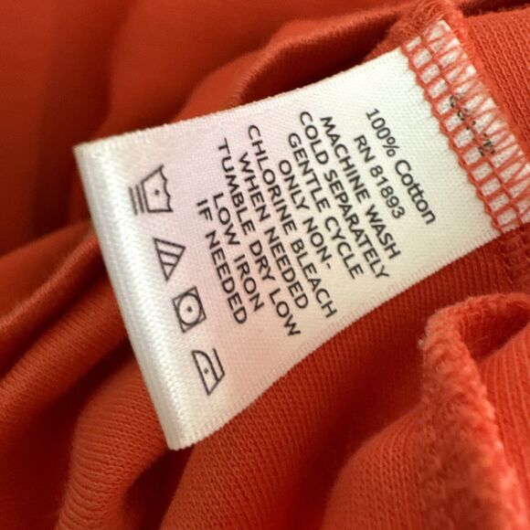 Isaac Mizrahi Dress Crewneck Orange TankSize M Casual Beach Dresses - Picture 7 of 8